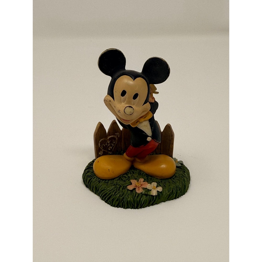 Disney Danbury Mint February Mickey Mouse Figurine Year of Mickey Vintage Decor